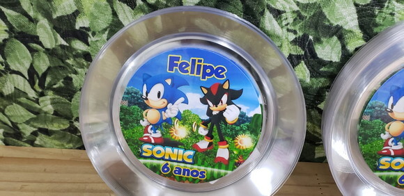 Sonic Parato Sobremesa 15 cm Personalizado Pronta Entrega