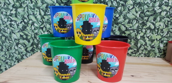 Sprunki Baldinhos 1 Litro Personalizados Pronta Entrega