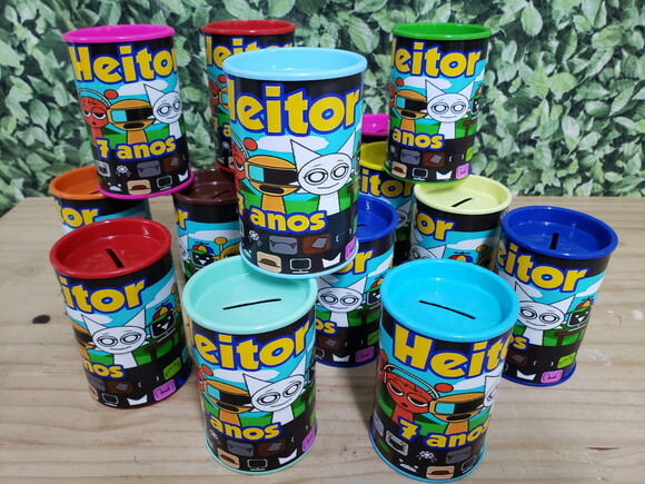 Sprunki Cofrinhos Personalizados Pronta Entrega