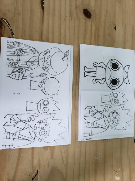 Sprunki Lembrancinha Caderninho para Colorir Pronta Entrega