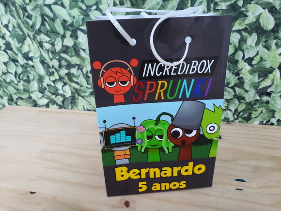 Sprunki Sacola Personalizada Pronta Entrega