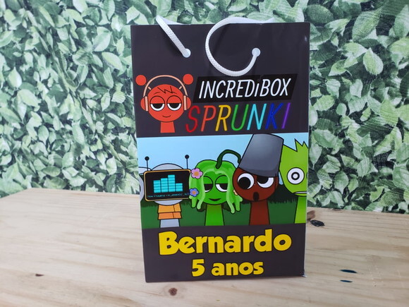 Sprunki Sacola Personalizada Pronta Entrega