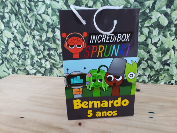 Sprunki Sacola Personalizada Pronta Entrega