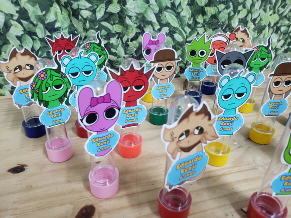 Sprunki Tubetes Personalizados Pronta Entrega