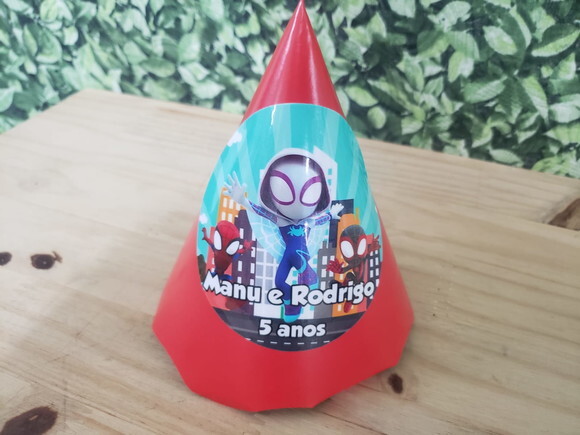 Spyder e Seus Amigos Chapeuzinho Personalizado