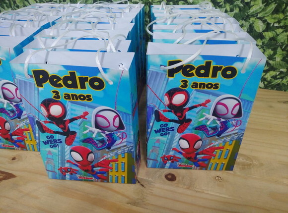 Spyder e Seus Amigos Sacola Personalizada Pronta Entrega