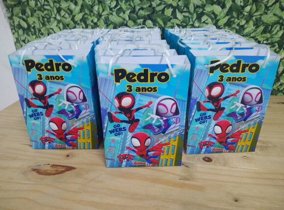Spyder e Seus Amigos Sacola Personalizada Pronta Entrega