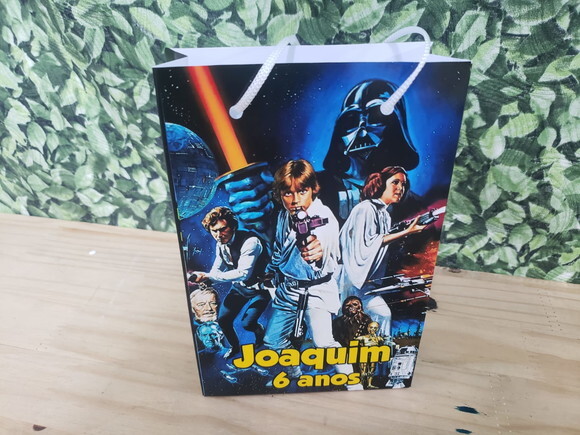 Star Wars Sacola Personalizada Pronta Entrega