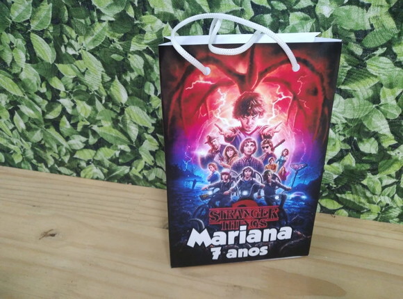 Strangers Things Sacola Personalizada Pronta Entrega