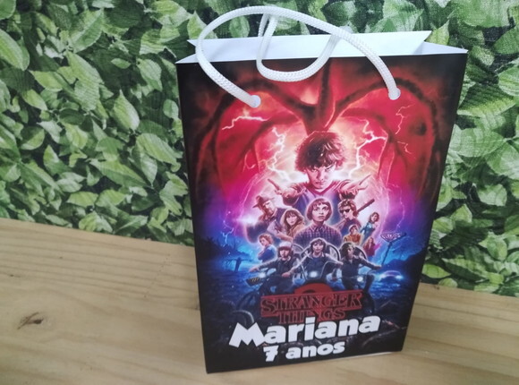 Strangers Things Sacola Personalizada Pronta Entrega