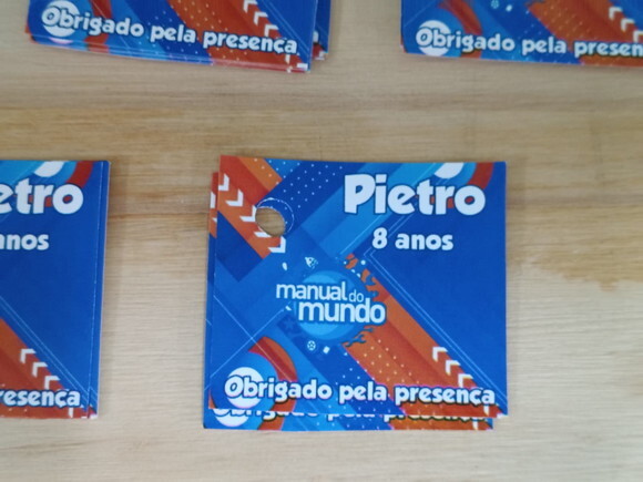 Tag Personalizada Diversos Temas Tam 4x4 cm Pronta Entrega