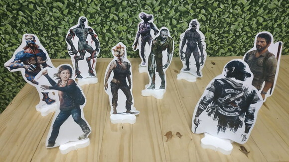 The Last Of Us Kit Displays de Mesa 9 Peças Pronta Entrega