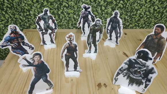 The Last Of Us Kit Displays de Mesa 9 Peças Pronta Entrega