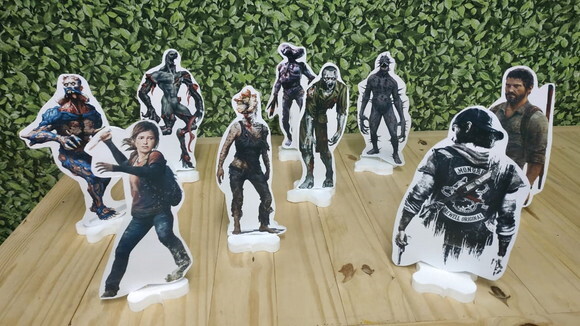 The Last Of Us Kit Displays de Mesa 9 Peças Pronta Entrega