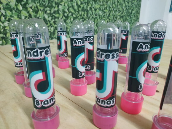 Tik Tok Tubetes Personalizados Pronta Entrega