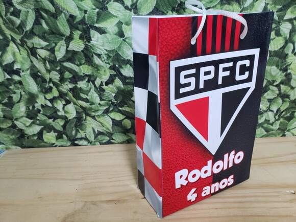 Times de Futebol Sacola Personalizada Pronta Entrega