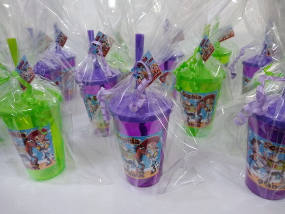 Toy Story Copo Canudo Embalados e Personalizados