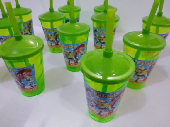 Toy Story Copo Canudo Personalizado