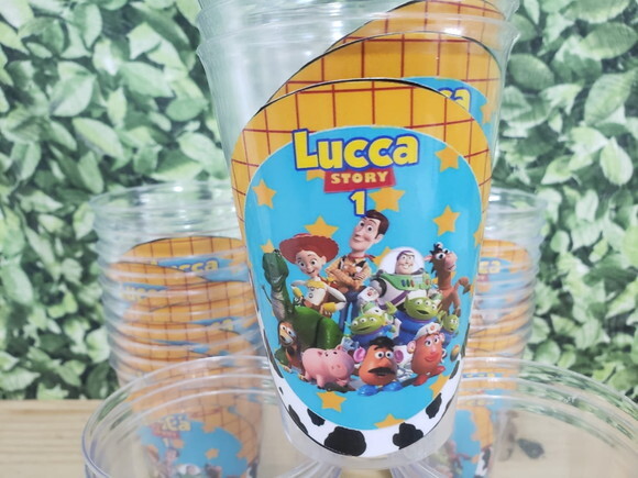 Toy Story Copos 300 ml Personalizados Pronta Entrega
