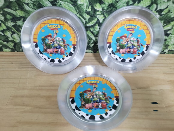 Toy Story Prato Sobremesa Personalizado Pronta Entrega