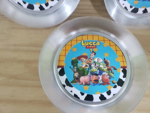 Toy Story Prato Sobremesa Personalizado Pronta Entrega