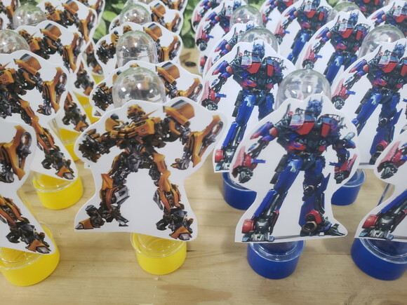 Transformers Tubets com Aplique Personalizado Pronto