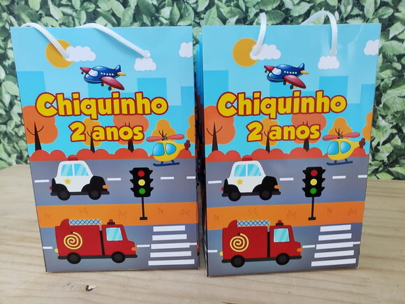 Transporte Carrinhos Sacola Personalizada Pronta Entrega