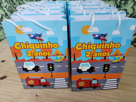 Transporte Carrinhos Sacola Personalizada Pronta Entrega