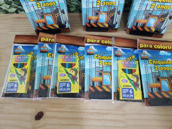 Transporte e Construção Lembrancinha Personalizada