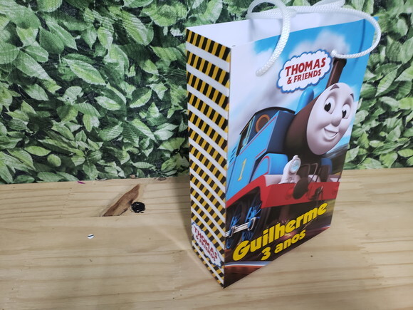 Trem Thomas Sacola Personalizada Pronta Entrega