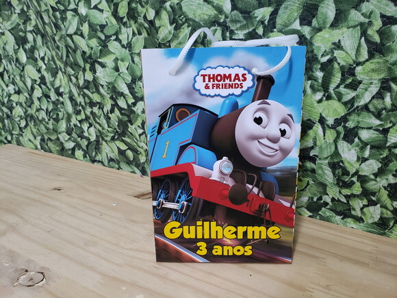Trem Thomas Sacola Personalizada Pronta Entrega