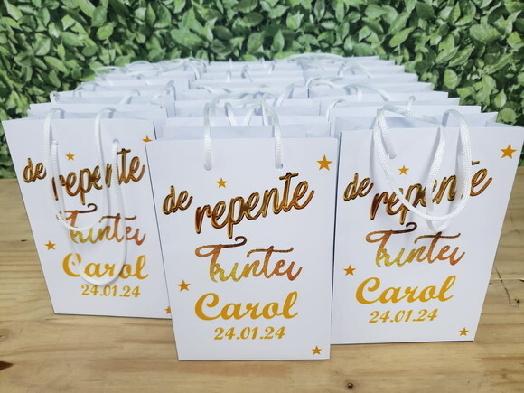 Trintou Sacola Personalizada Pronta Entrega