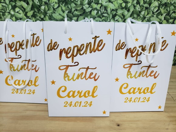Trintou Sacola Personalizada Pronta Entrega