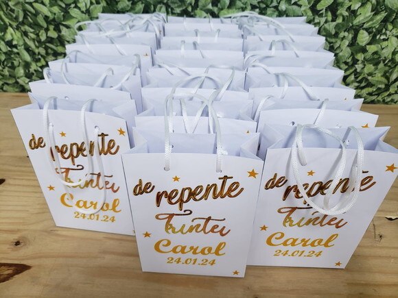 Trintou Sacola Personalizada Pronta Entrega