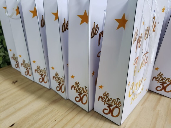 Trintou Sacola Personalizada Pronta Entrega