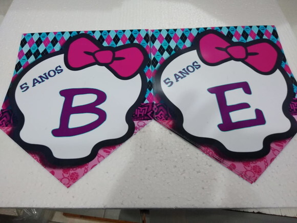 Varal Monster High Parabens + Nome Personalizado