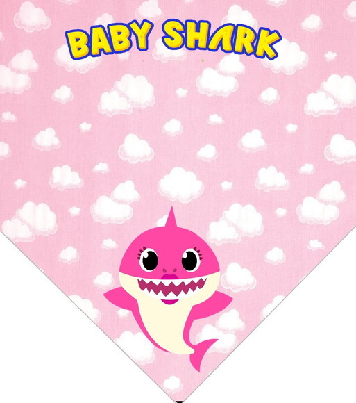 Varal Personalizado Baby Shark Pronta Entrega