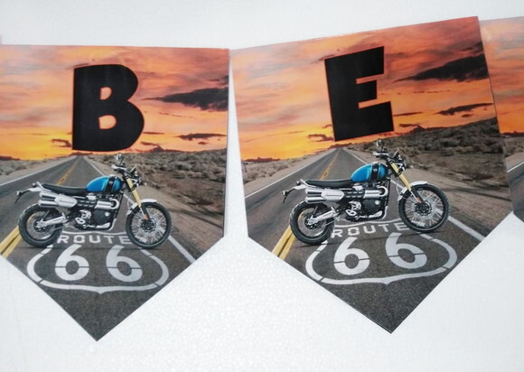 Varal Route 66 Parabens Mais Nome Personalizado