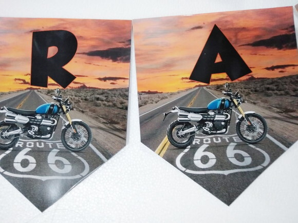 Varal Route 66 Parabens Mais Nome Personalizado