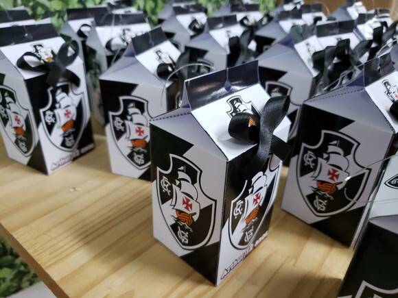 Vasco Lembrancinha Caixa Milk Personalizada