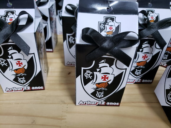 Vasco Lembrancinha Caixa Milk Personalizada