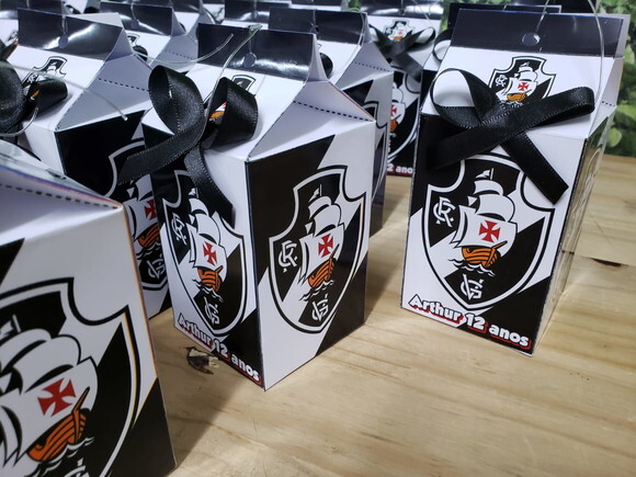 Vasco Lembrancinha Caixa Milk Personalizada