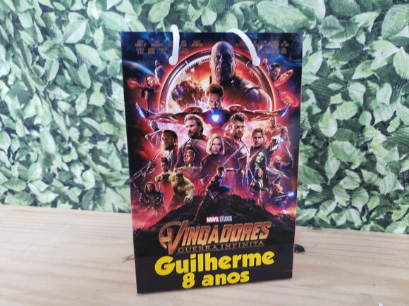 Vingadores Sacola Personalizada Pronta Entrega