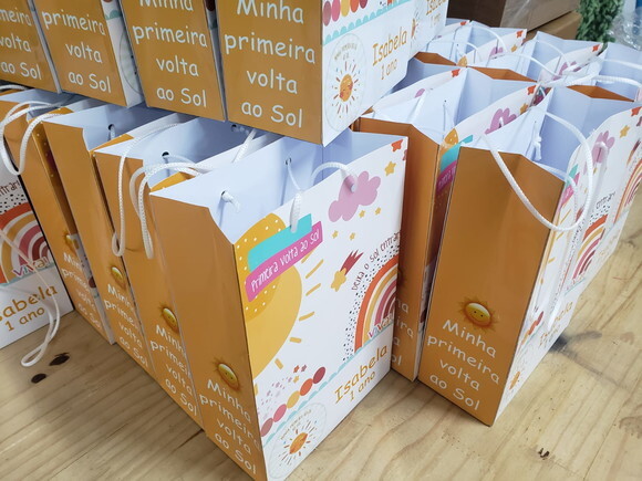 Volta ao Sol Sacola Personalizada Pronta Entrega