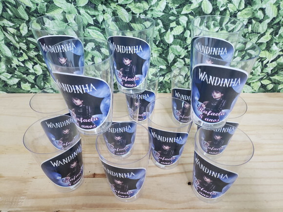 Wandinha Copo Personalizado Pronta Entrega