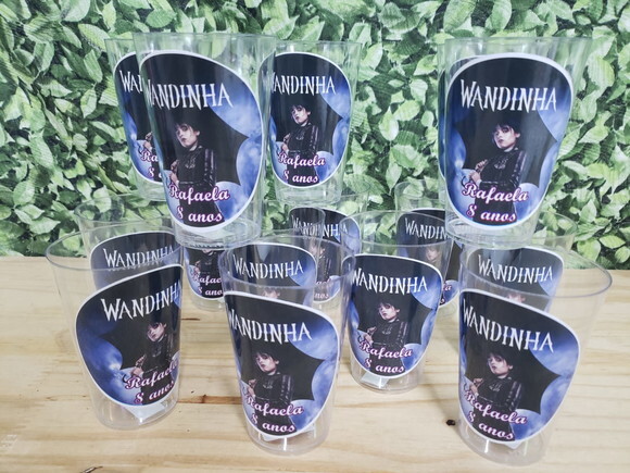 Wandinha Copo Personalizado Pronta Entrega