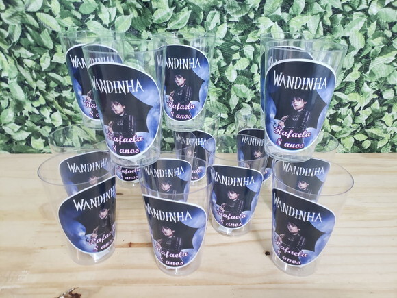 Wandinha Copo Personalizado Pronta Entrega