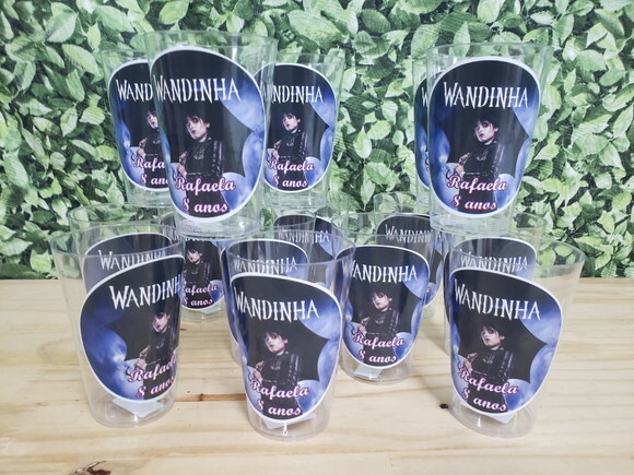 Wandinha Copo Personalizado Pronta Entrega