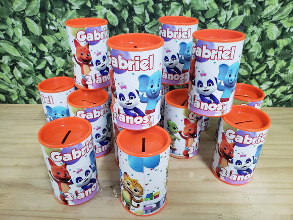 Word Party Cofrinhos Personalizados Pronta Entrega