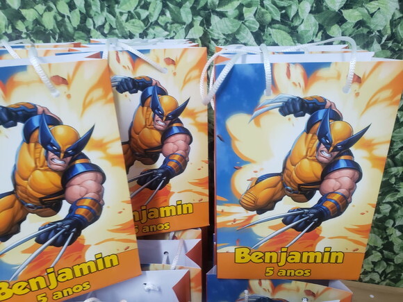 Wolverine Sacola Personalizada Pronta Entrega